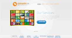 Desktop Screenshot of clicknprint.ca